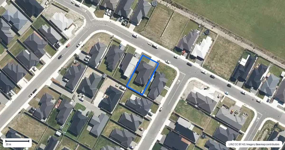 Property context map for 19 Ellmers Street, Woodend