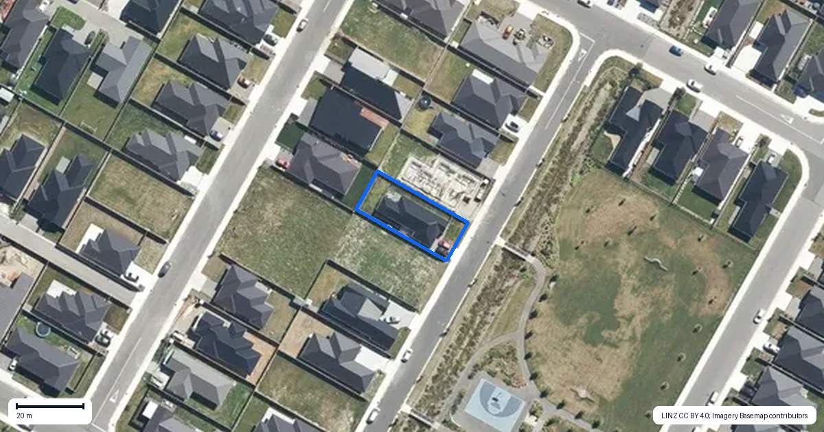 Property context map for 31 Weaver Street, Woodend