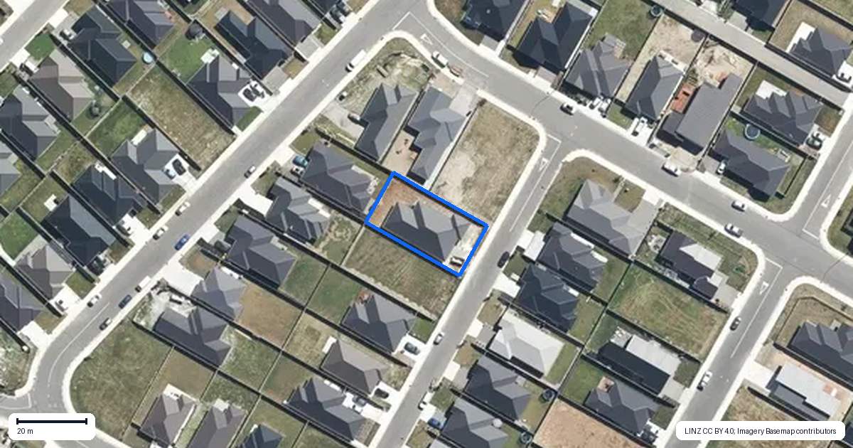 Property context map for 11 Rudd Street, Woodend