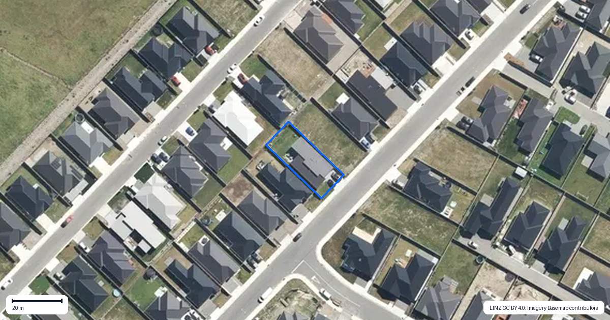 Property context map for 27 Herridge Street, Woodend