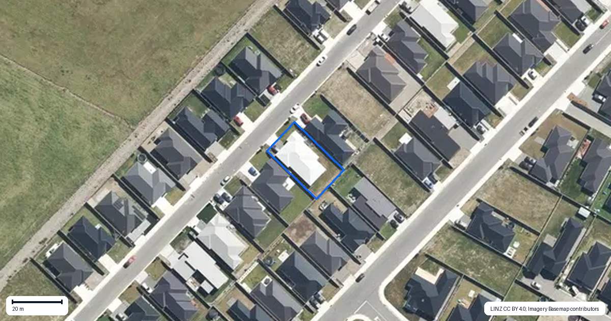 Property context map for 28 Mehrtens Crescent, Woodend