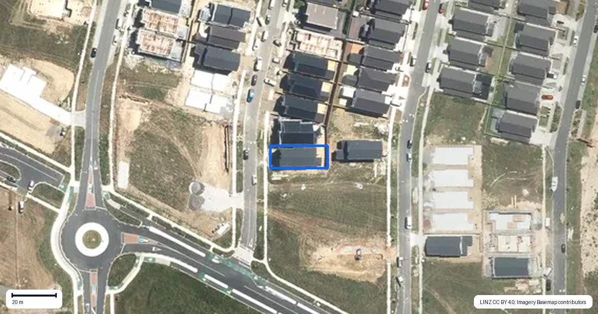 Property context map for 34 Christella Street, Flat Bush, Auckland