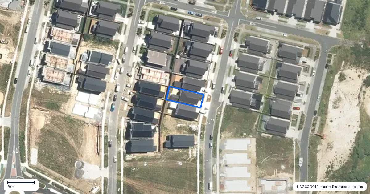 Property context map for 25 Ascent Street, Flat Bush, Auckland