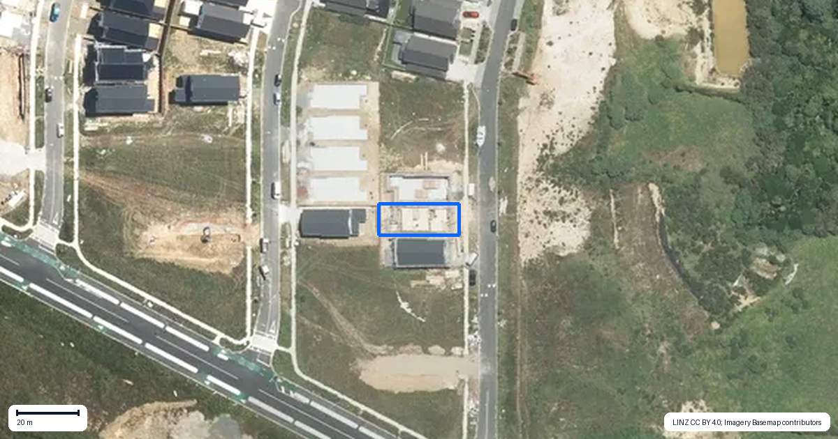 Property context map for 19 Cyperus Street, Flat Bush, Auckland