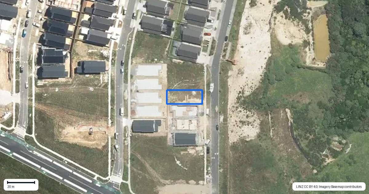 Property context map for 15 Cyperus Street, Flat Bush, Auckland