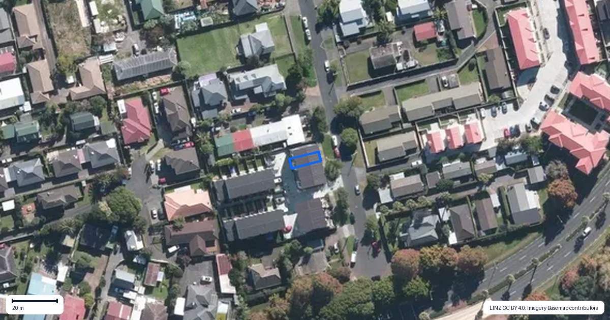 Property context map for 3/14 Highbury Street, Avondale, Auckland