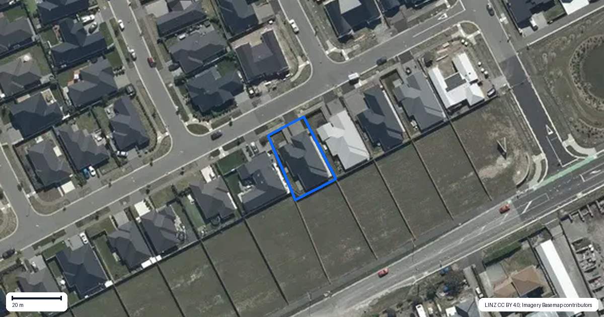 Property context map for 188 Georgina Street, Marshland, Christchurch