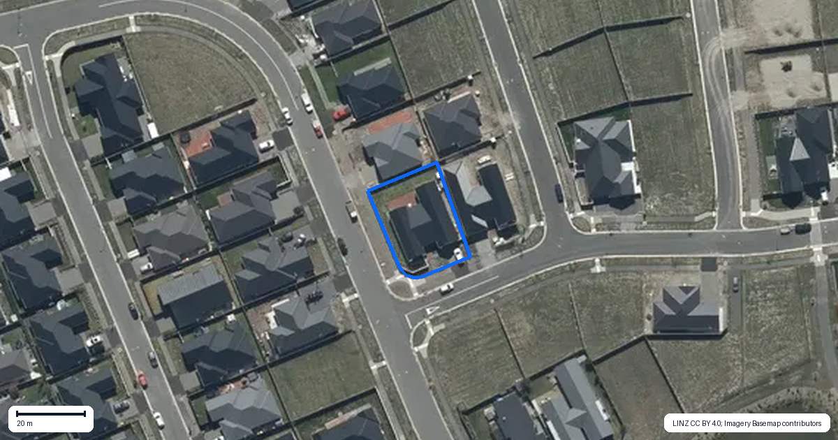 Property context map for 46 Timara Crescent, Marshland, Christchurch