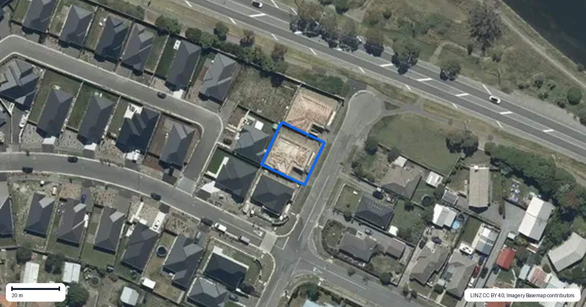 Property context map for 99 Eureka Street, Aranui, Christchurch