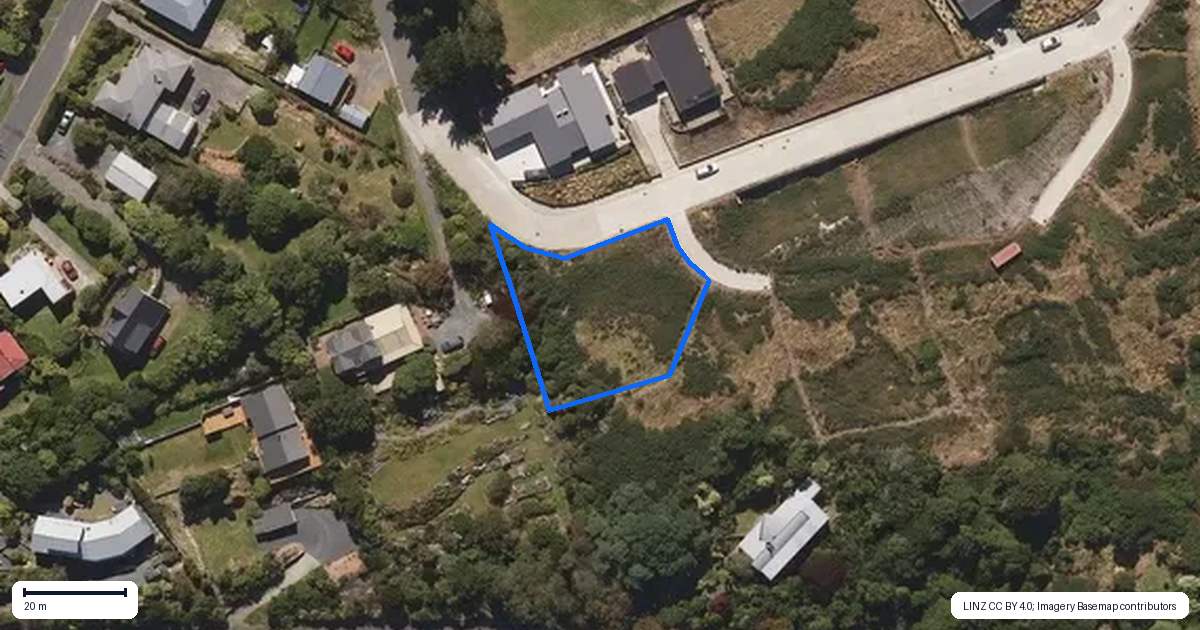 Property context map for 2 Camden Grove, Maia, Dunedin