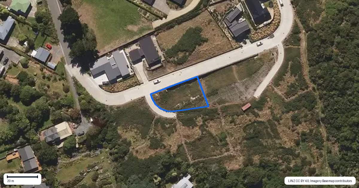 Property context map for 8 Camden Grove, Maia, Dunedin