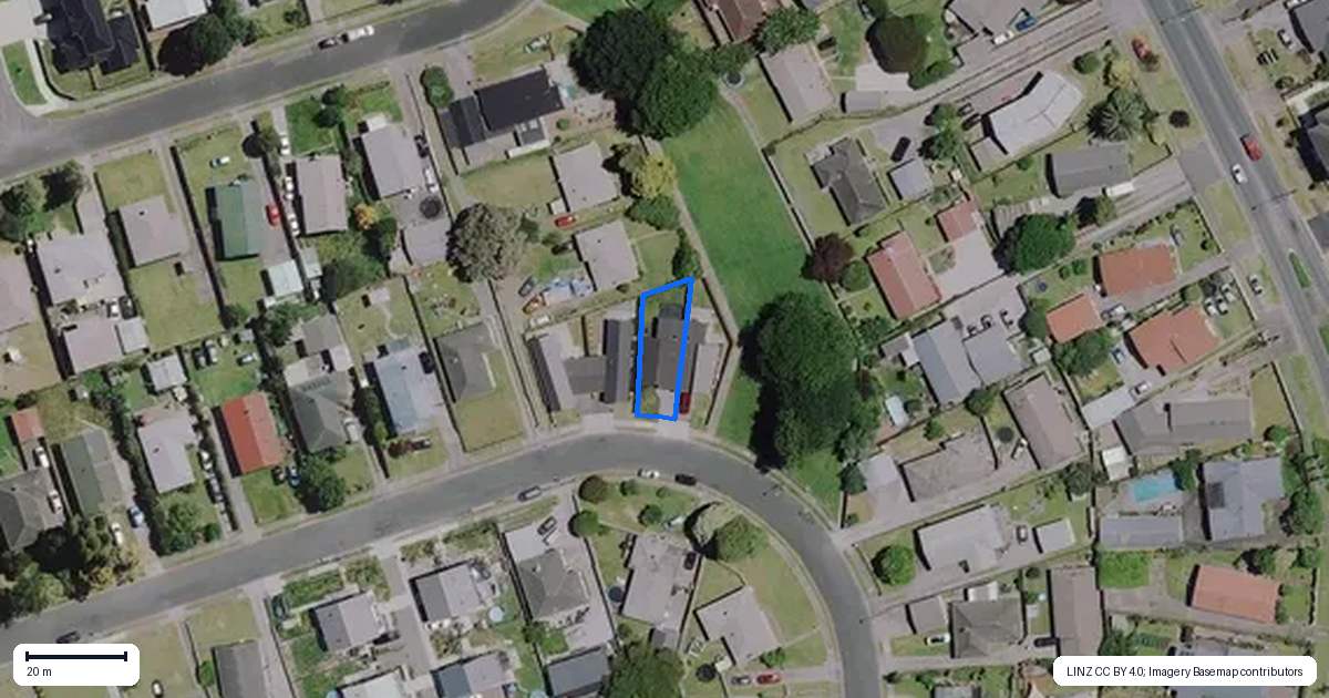Property context map for 23C Aspiring Crescent, Chartwell, Hamilton