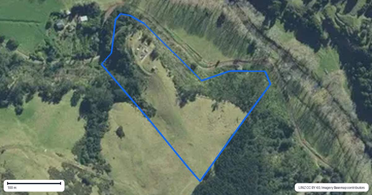 Property context map for 148 Tirohanga Road, Kawakawa