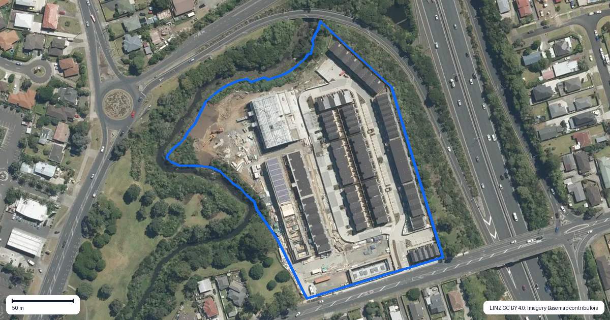 Property context map for 22 Te Puketoka Lane, Mangere, Auckland