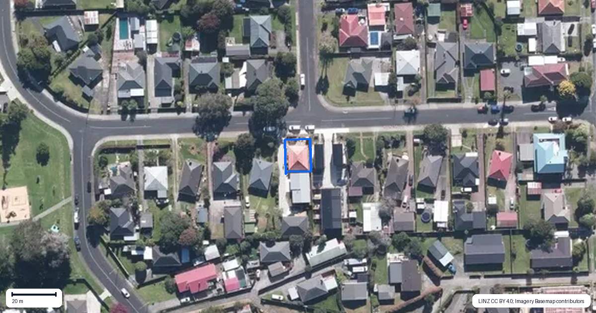 Property context map for 16A Durham Street, Te Atatu Peninsula, Auckland