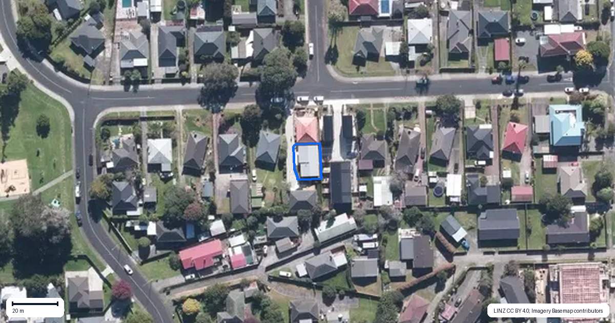 Property context map for 16B Durham Street, Te Atatu Peninsula, Auckland