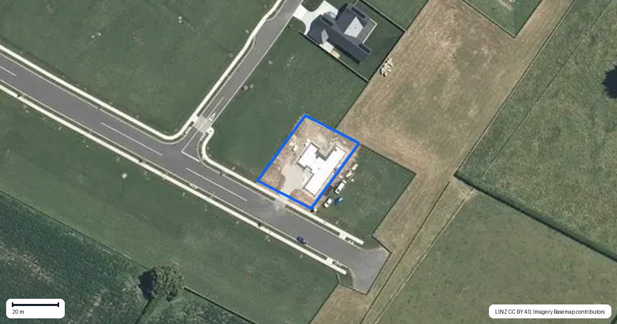 Property context map for 42 Kaimai Drive, Matamata