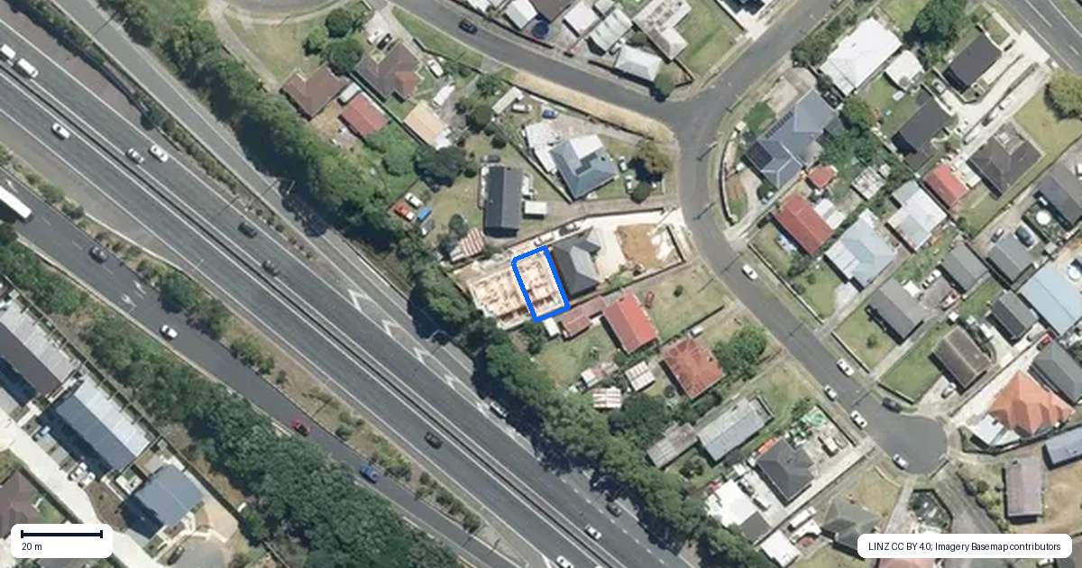 Property context map for 13B Geoffrey Place, Mangere East, Auckland