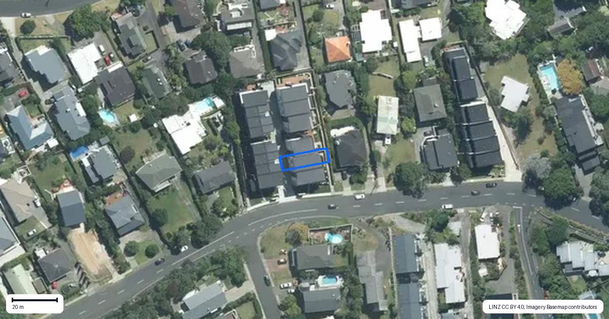 Property context map for 2/27 Hastings Road, Mairangi Bay, Auckland