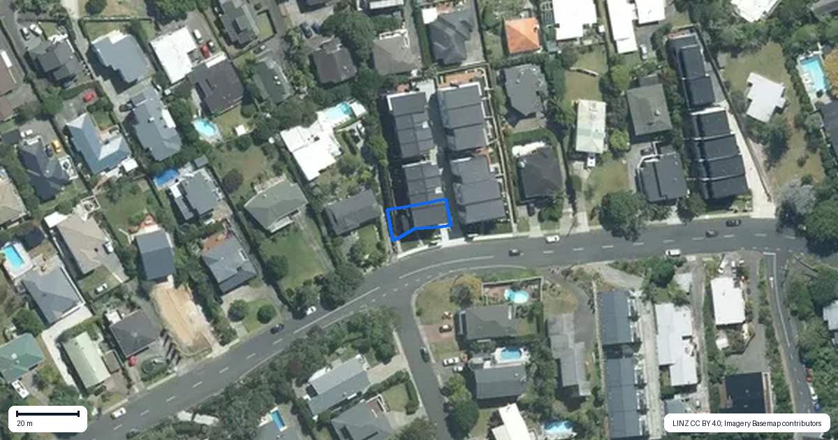 Property context map for 7/27 Hastings Road, Mairangi Bay, Auckland