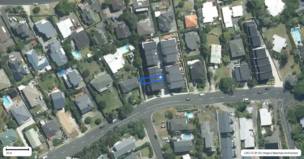 Property context map for 8/27 Hastings Road, Mairangi Bay, Auckland