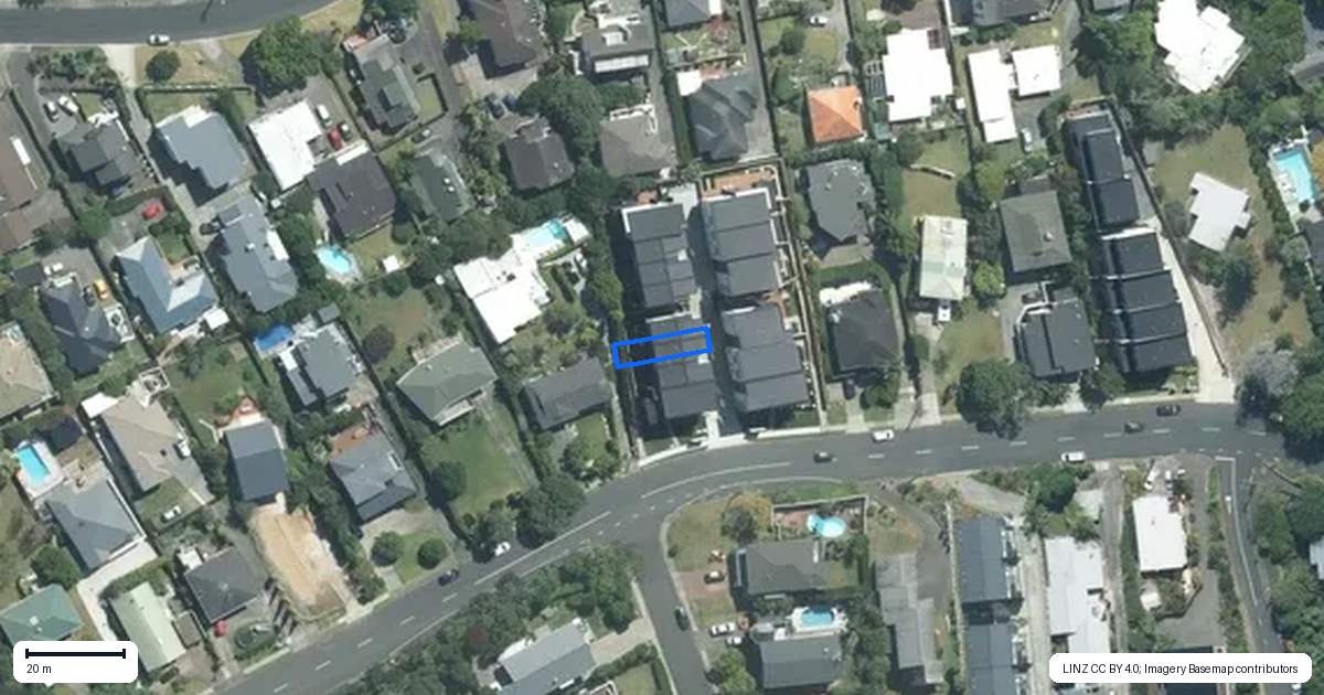 Property context map for 9/27 Hastings Road, Mairangi Bay, Auckland