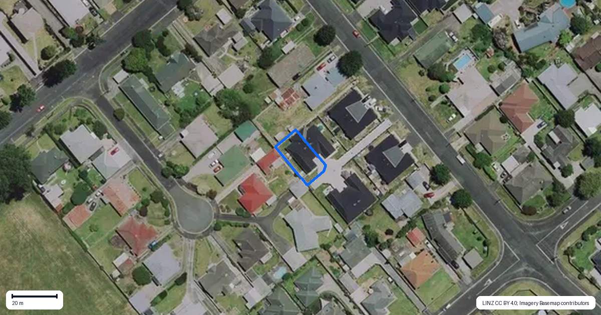 Property context map for 4/11 Steele Road, Forest Lake, Hamilton