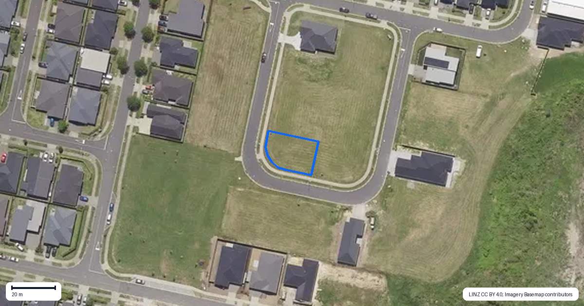 Property context map for 15 Tasker Crescent, Pyes Pa, Tauranga