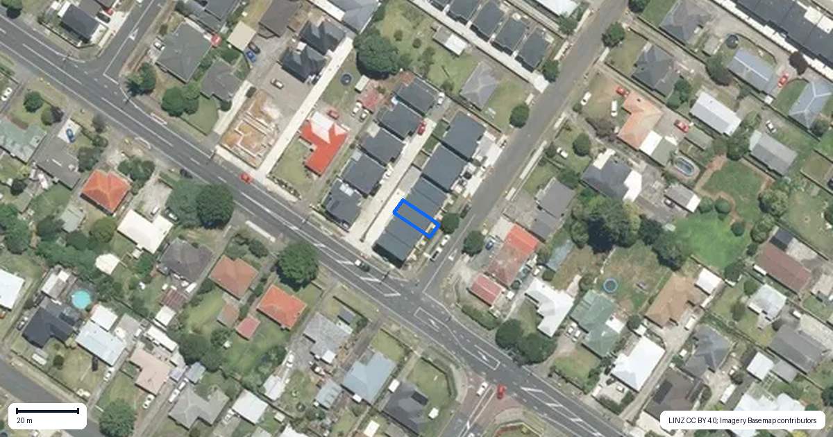 Property context map for 3/2A Cambridge Road, Manurewa, Auckland