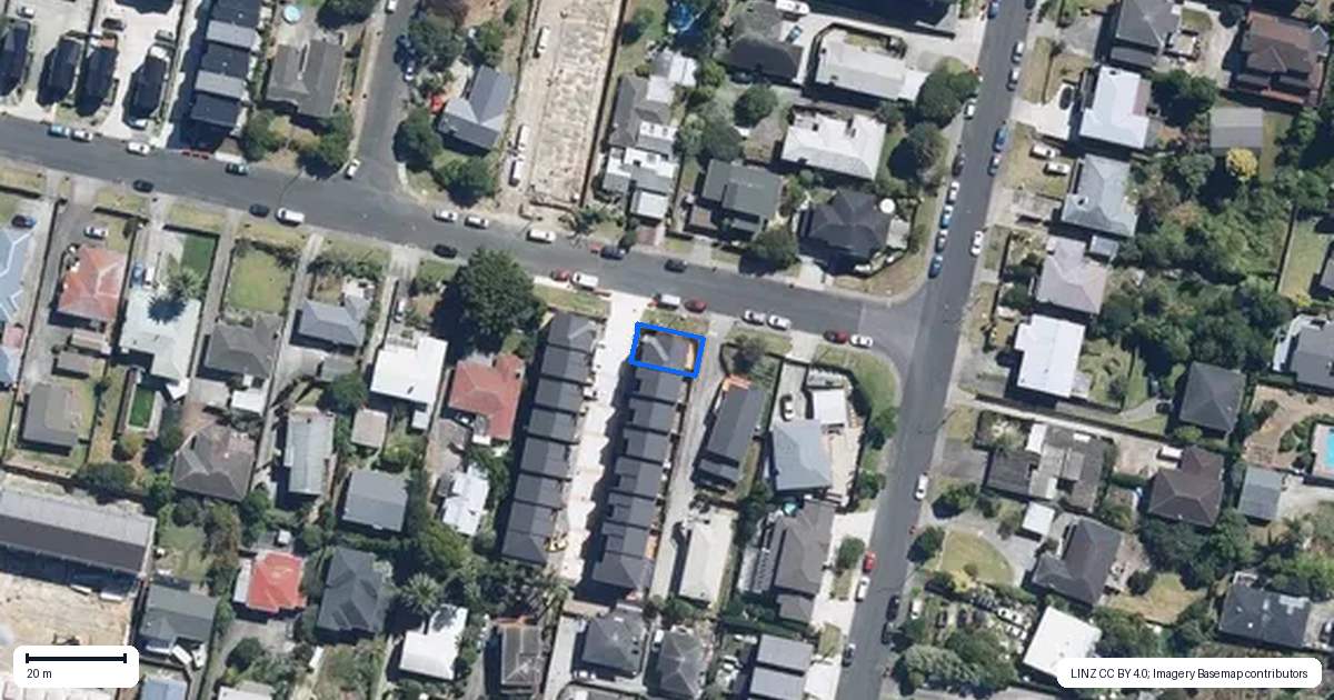 Property context map for 1/23 Ayr Road, Pakuranga, Auckland