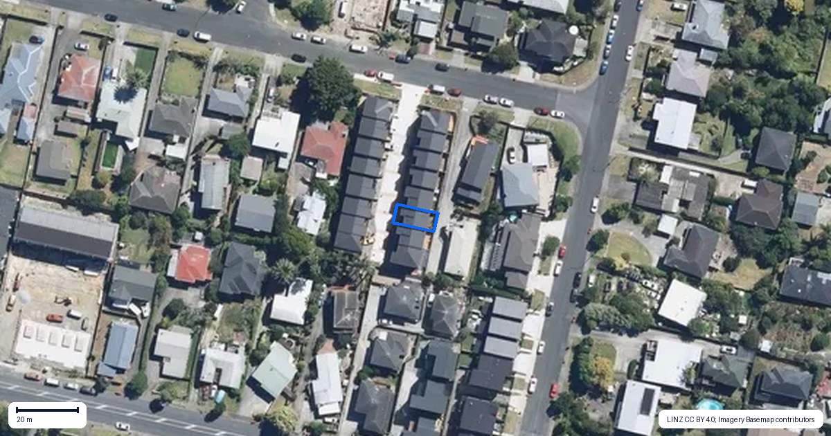 Property context map for 6/23 Ayr Road, Pakuranga, Auckland