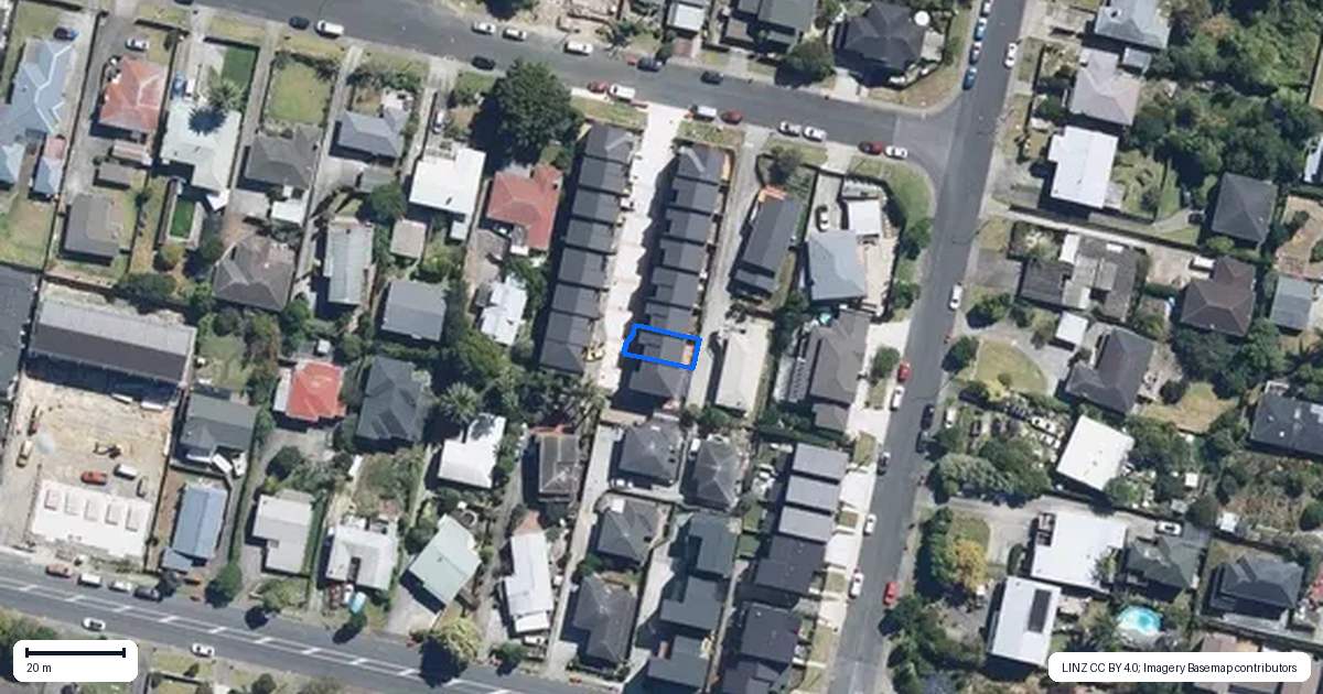 Property context map for 7/23 Ayr Road, Pakuranga, Auckland