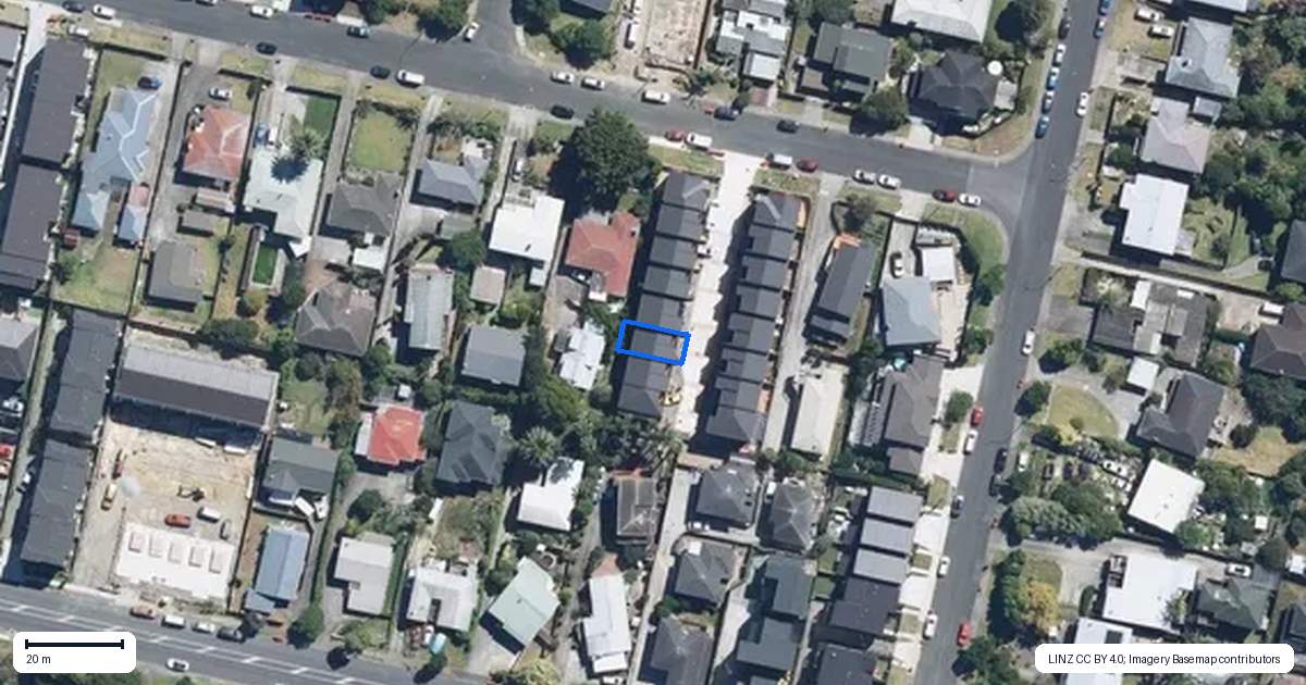 Property context map for 6/21 Ayr Road, Pakuranga, Auckland