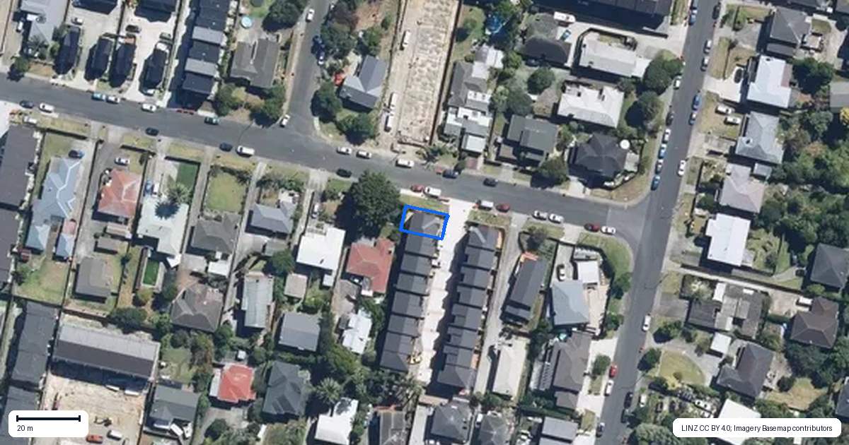 Property context map for 1/21 Ayr Road, Pakuranga, Auckland