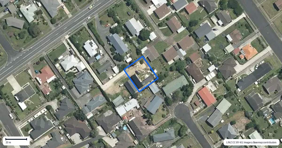 Property context map for 19B Snell Street, Morrinsville