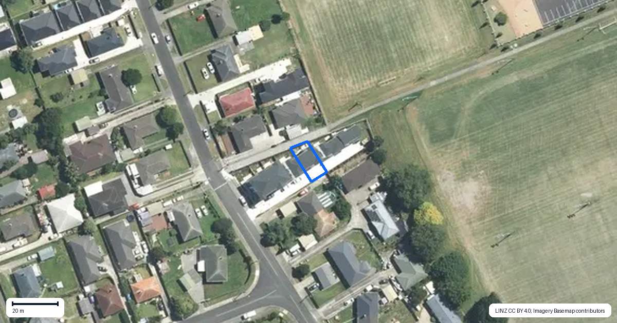 Property context map for 5/50 Arimu Road, Papakura