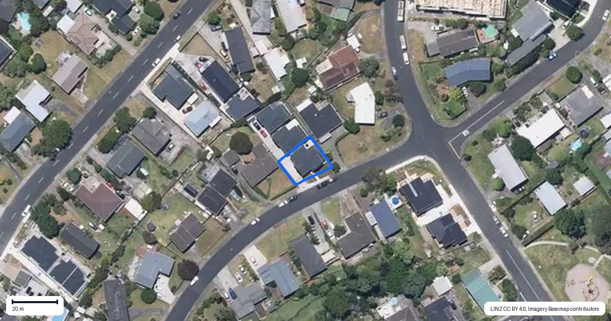 Property context map for 5A Wynn Place, Howick, Auckland