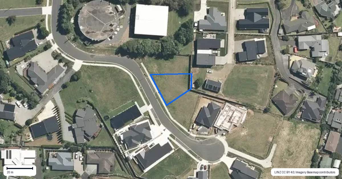 Property context map for 470 Greenhill Drive, Te Awamutu