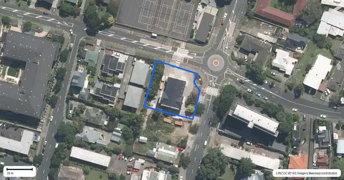 Property context map for 2/16 View Road, Mount Eden, Auckland