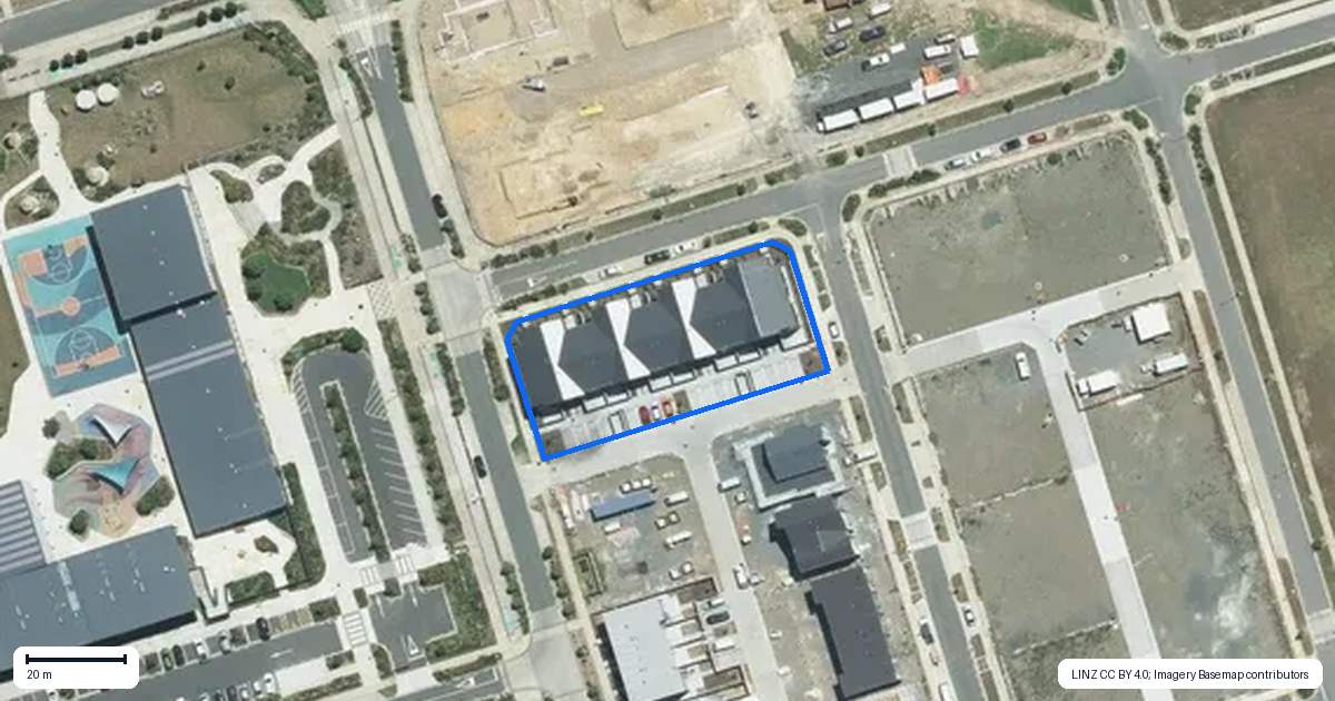 Property context map for 12 Juniper Drive, Rosehill, Papakura