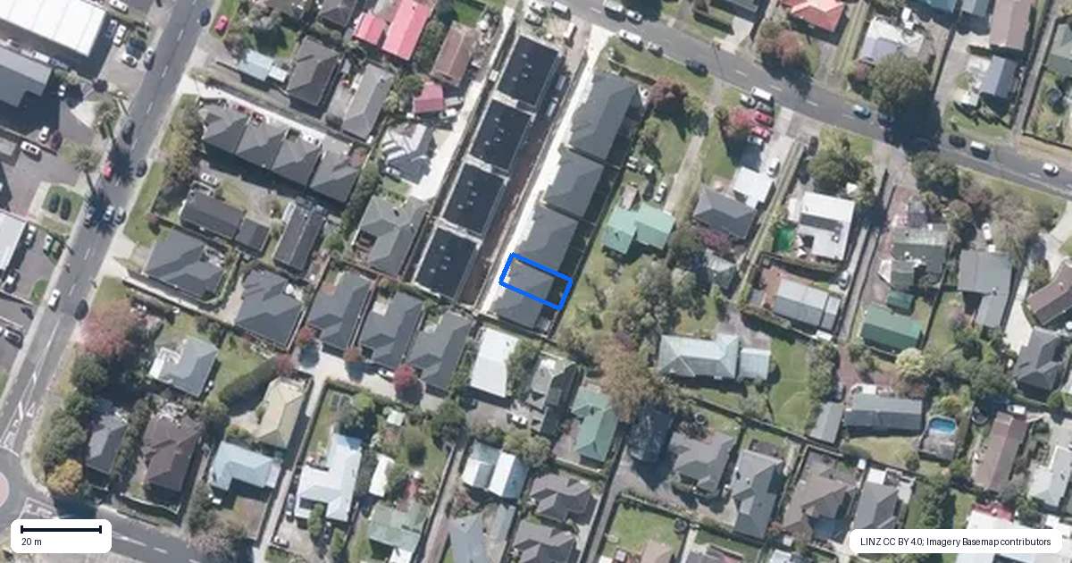 Property context map for 8/58 Gibraltar Street, Howick, Auckland