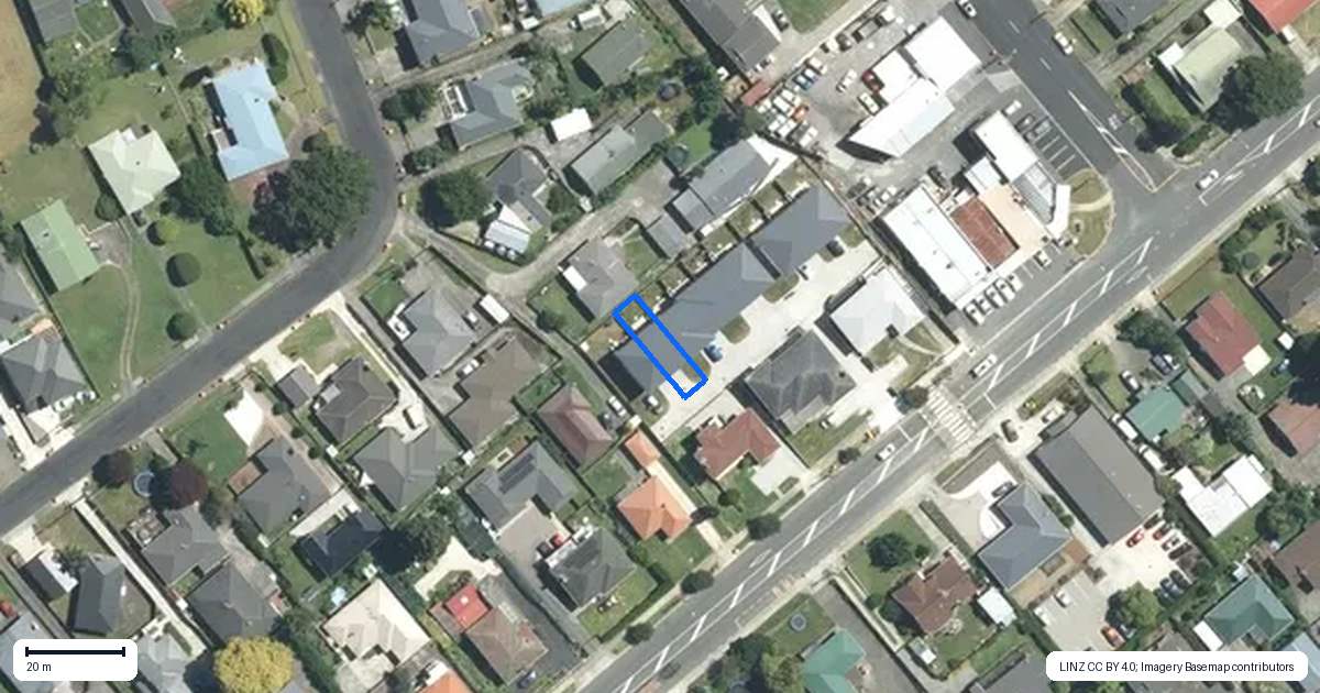 Property context map for 2/70 Clevedon Road, Papakura
