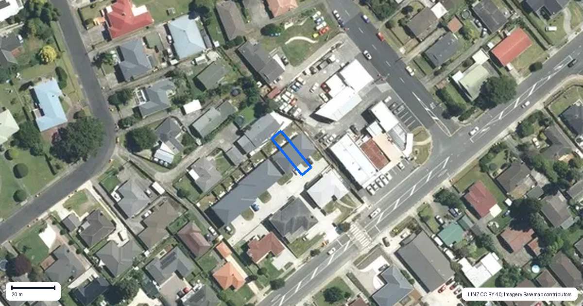 Property context map for 8/70 Clevedon Road, Papakura