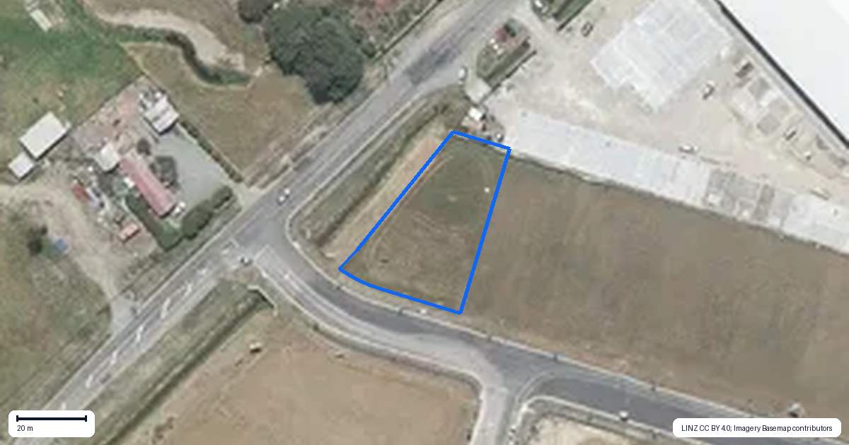 Property context map for 32 Southern Cross Road, Rangiora