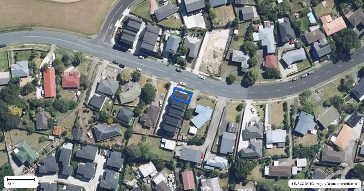Property context map for 56A Cardiff Road, Pakuranga, Auckland