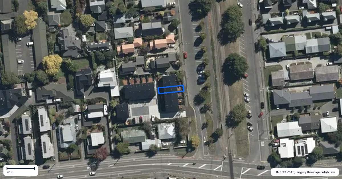 Property context map for 4/25 Matai Street West, Riccarton, Christchurch