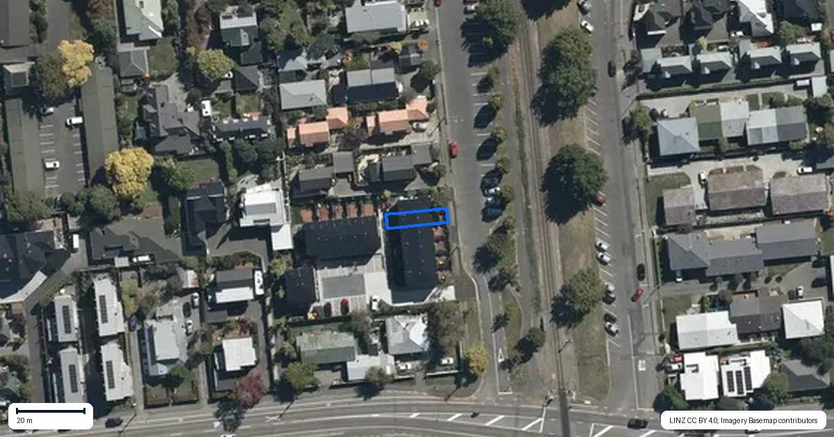 Property context map for 5/25 Matai Street West, Riccarton, Christchurch
