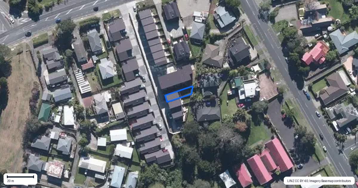 Property context map for 6/105 Hobsonville Road, West Harbour, Auckland