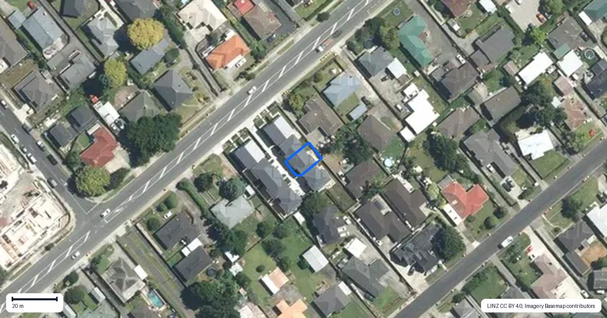 Property context map for 7/43 Clevedon Road, Papakura