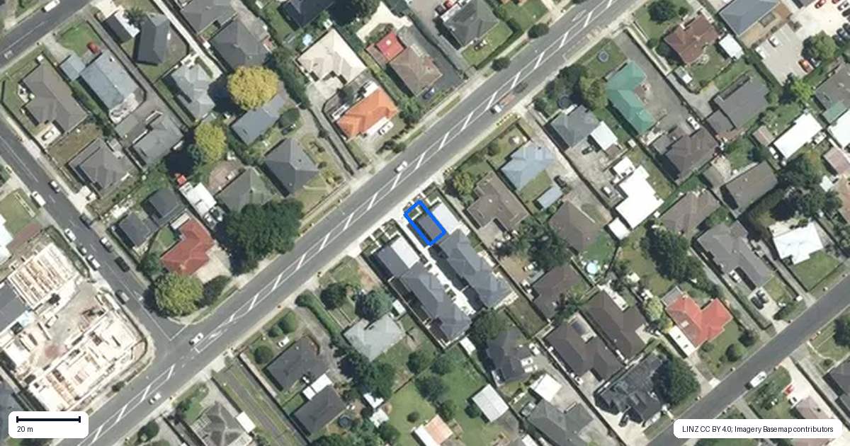 Property context map for 9/43 Clevedon Road, Papakura